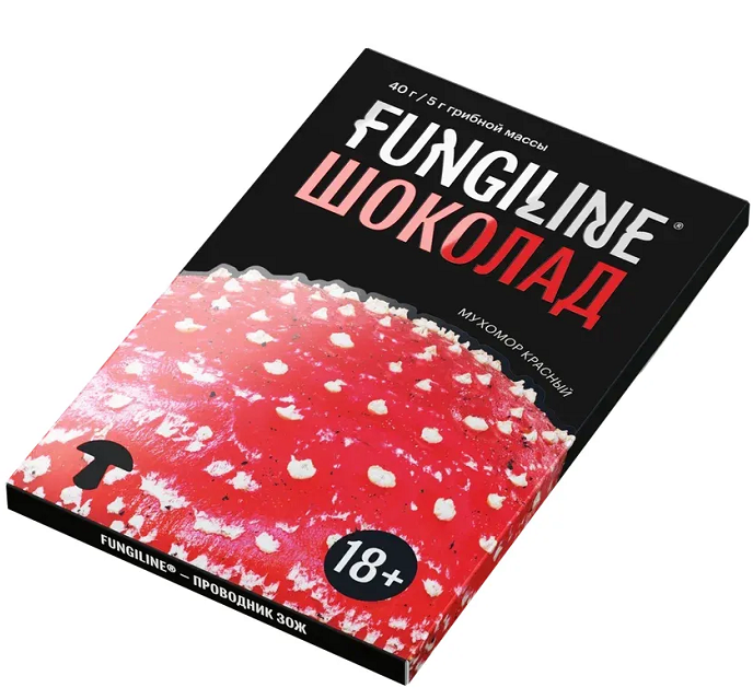 Грибной шоколад Fungiline Красный• 40 грГрибной шоколад Fungiline Красный• 40 гр